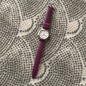 Purple Fossil Watch